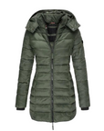 Warm Quilted Long Down Coat