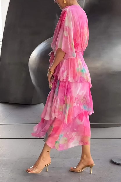 Elegant bohemian long dress