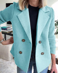Chic Knit Sleeve Blazer
