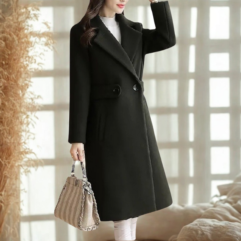 Classy Long Trench Coat with Belt