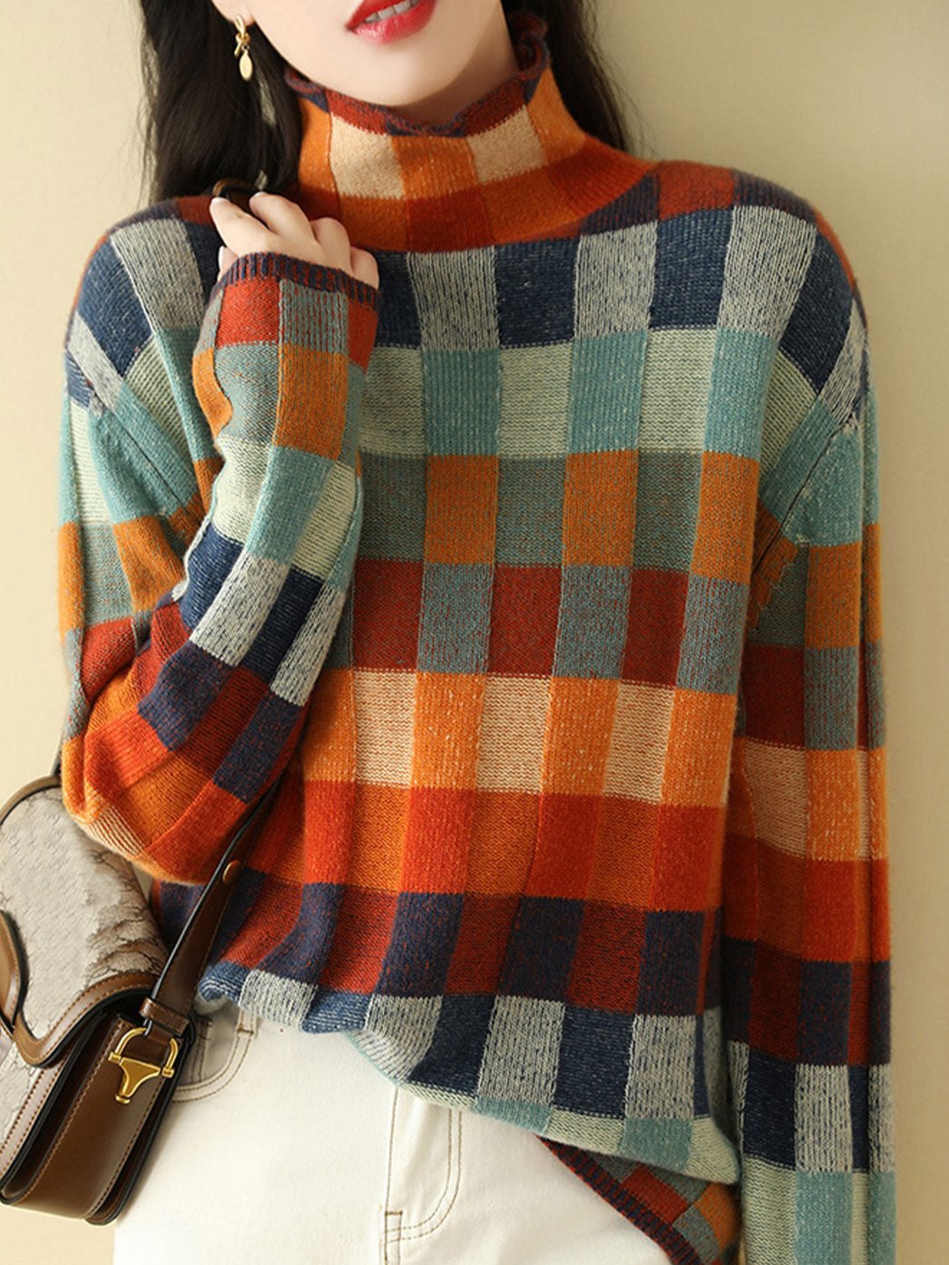Cozy Women’s High Neck Sweater