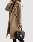 Classy Long Trench Coat with Belt