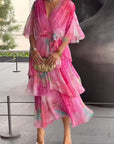 Elegant bohemian long dress