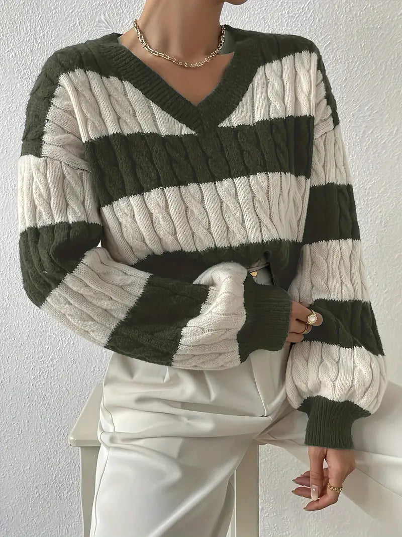 Trendy Cozy Knit Sweater for Women