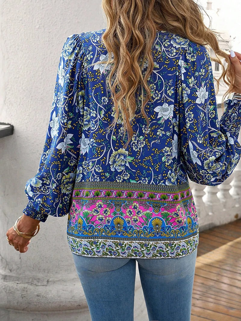 Fresh Look Floral Blouse with Casual Charm