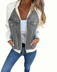 Modern Zip-Up Bomber Jacket