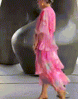 Elegant bohemian long dress