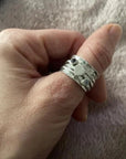 Handcrafted Heart Spinner Ring