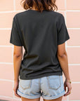 Short Sleeves Casual Printed T-Shirt