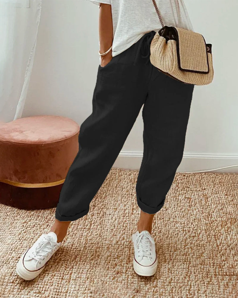 Classic Style Pants – Wrinkle-Resistant Wardrobe Staple for Minimalist Workwear and Travel Looks