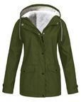 Windproof Rain Jacket Women