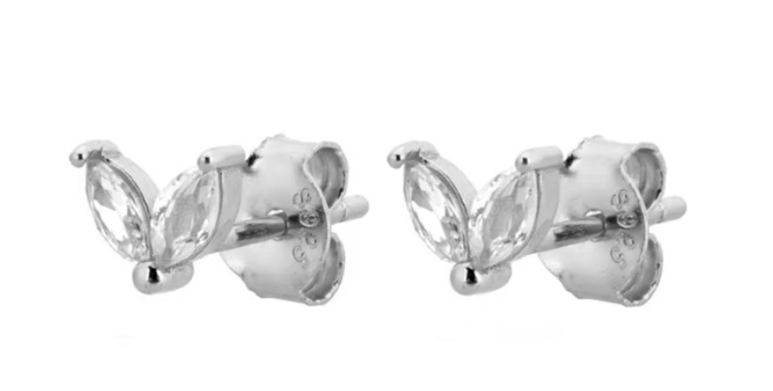 Odette Stud and Drop Earrings Set