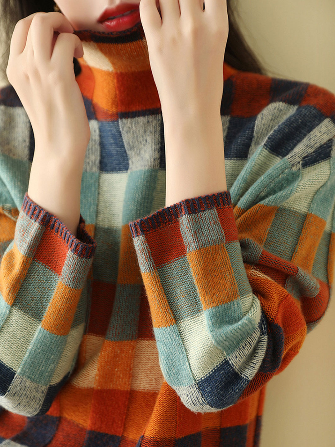 Cozy Women’s High Neck Sweater