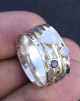 Handcrafted Heart Spinner Ring