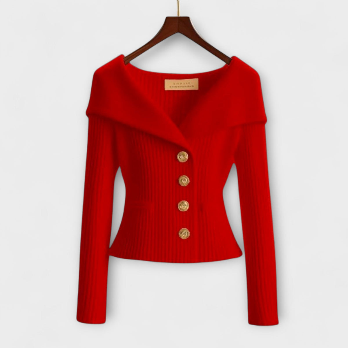 Warm Textured Knit Jacket for Women