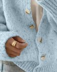 Comfortable Solid Color Cardigan