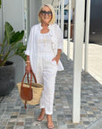 Lapel Shirt Women Two-Piece Set