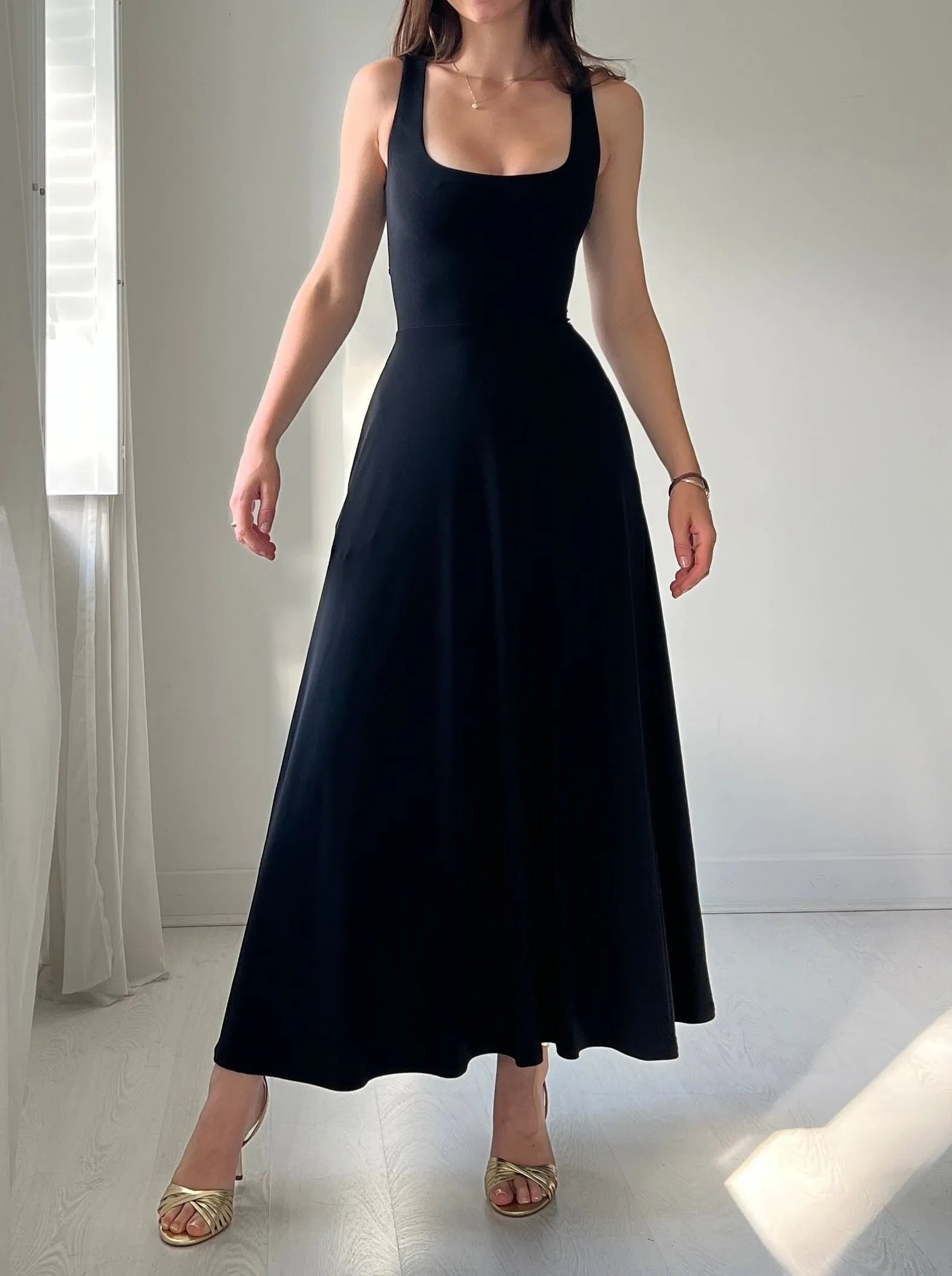 Stylish Reversible Midi Dress for Women