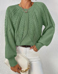Maeve Cozy Knit Flare Sweater