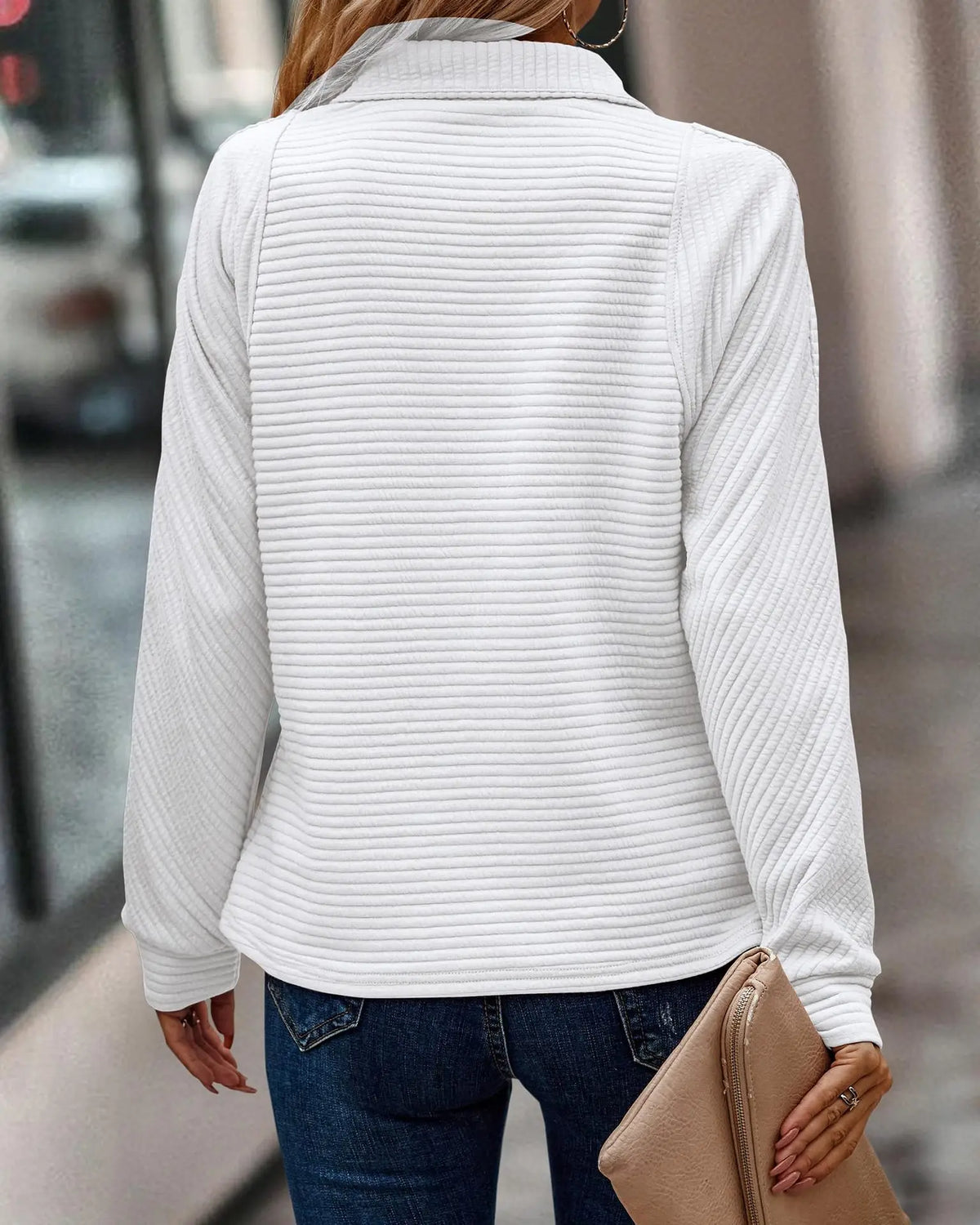 Comfy Relaxed Fit Knit Sweater
