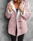 Warm Hooded Coat with Fleece Lining