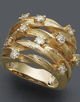 Antique Gold Boho Statement Ring