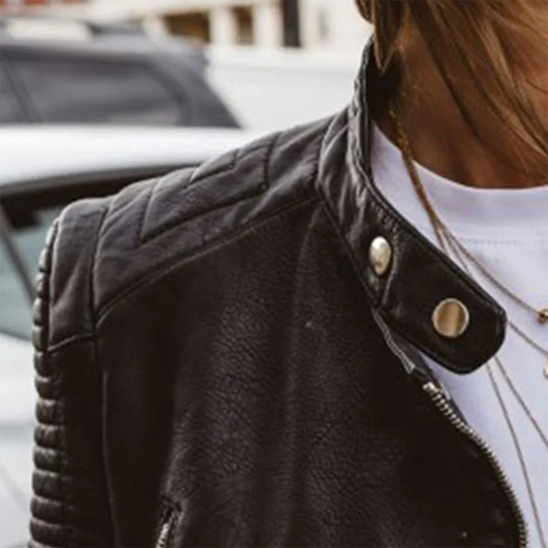 Stylish Biker Leather Jacket