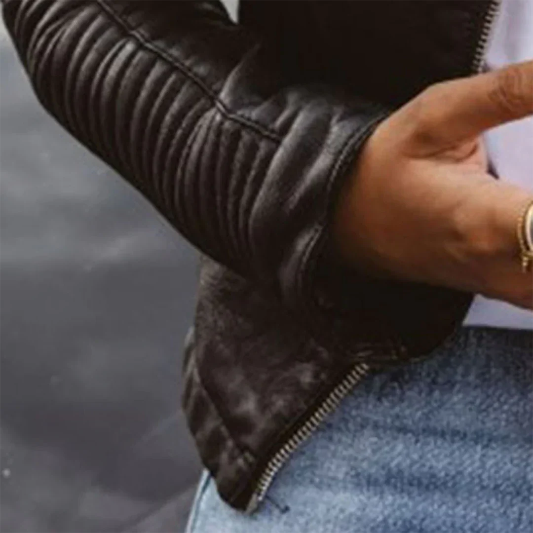 Stylish Biker Leather Jacket