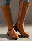Ava Women's Knee High Boots | Classic Design, Orthopedic Support 0