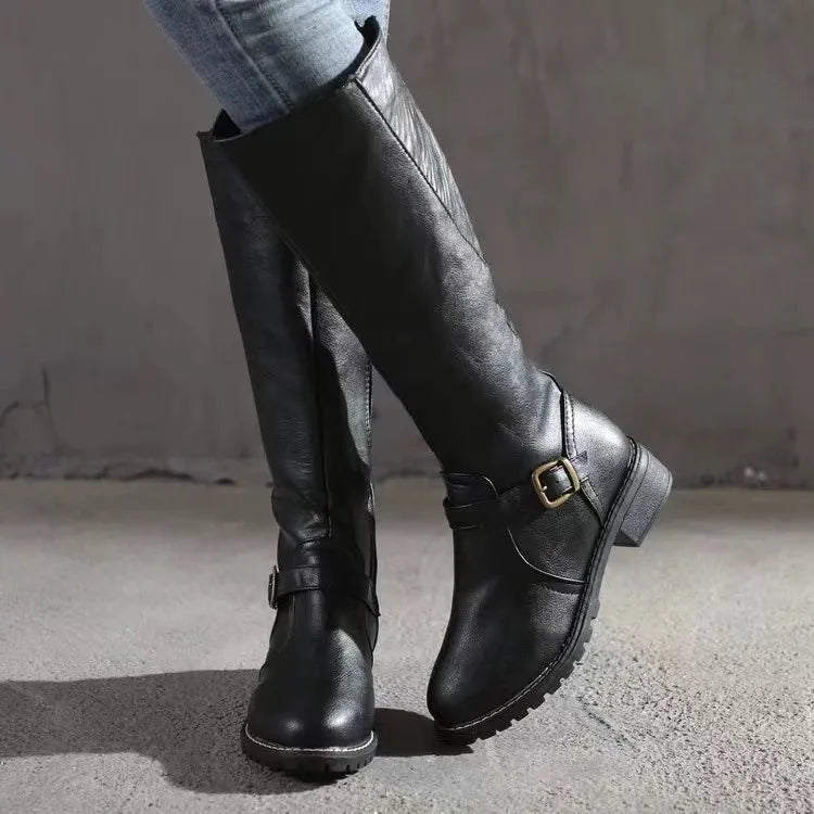 Ava Women's Knee High Boots | Classic Design, Orthopedic Support 1