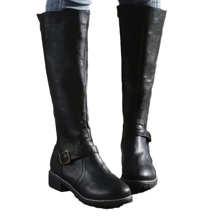 Ava Women's Knee High Boots | Classic Design, Orthopedic Support 4