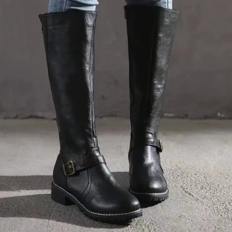 Ava Women's Knee High Boots | Classic Design, Orthopedic Support 6
