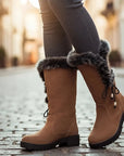 Avery Knee-High Winter Boots | Fur Trimmed, Cushioned Support for Women 0