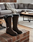 Avery Knee-High Winter Boots | Fur Trimmed, Cushioned Support for Women 5