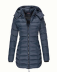 Warm Quilted Long Down Coat