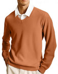 Cleo Classic Sweater | V-Neck, Ribbed Knit for Men and Women 6