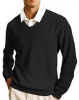 Cleo Classic Sweater | V-Neck, Ribbed Knit for Men and Women 9
