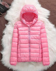 Puffer jacket with hood