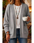 Evangeline Long Cardigan | Lightweight, Open-Front Layer with Pockets 1