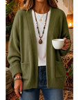 Evangeline Long Cardigan | Lightweight, Open-Front Layer with Pockets 2