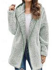 Faye Hooded Jacket | Soft Plush Fabric, Relaxed Fit 4