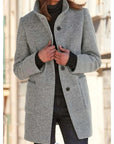 Felicity Winter Coat | Tailored Stand-Collar, Lightweight Insulation 4