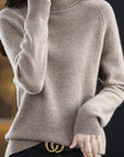 Frances Black Turtleneck Sweater | Soft Knit, Relaxed Fit 10