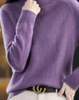 Frances Black Turtleneck Sweater | Soft Knit, Relaxed Fit 13