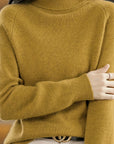 Frances Black Turtleneck Sweater | Soft Knit, Relaxed Fit 14