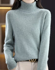 Frances Black Turtleneck Sweater | Soft Knit, Relaxed Fit 7
