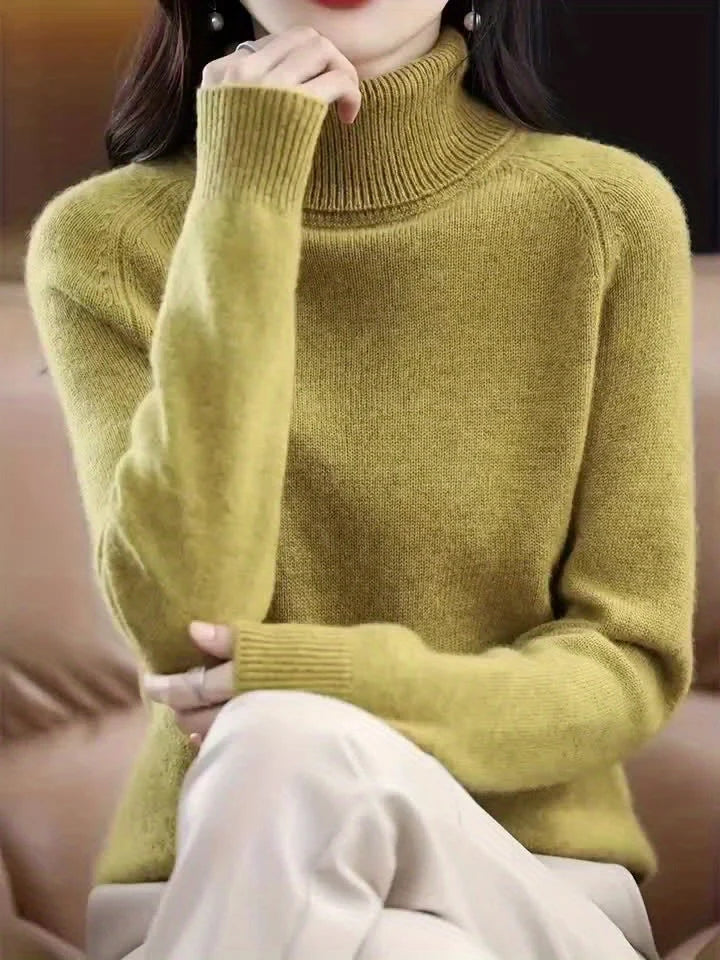 Frances Black Turtleneck Sweater | Soft Knit, Relaxed Fit 8