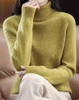 Frances Black Turtleneck Sweater | Soft Knit, Relaxed Fit 8