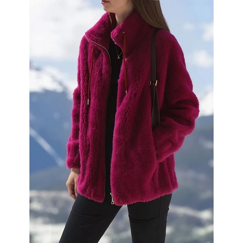 Freya Women's Winter Coat | Soft, Cozy Zip-Up Design 1