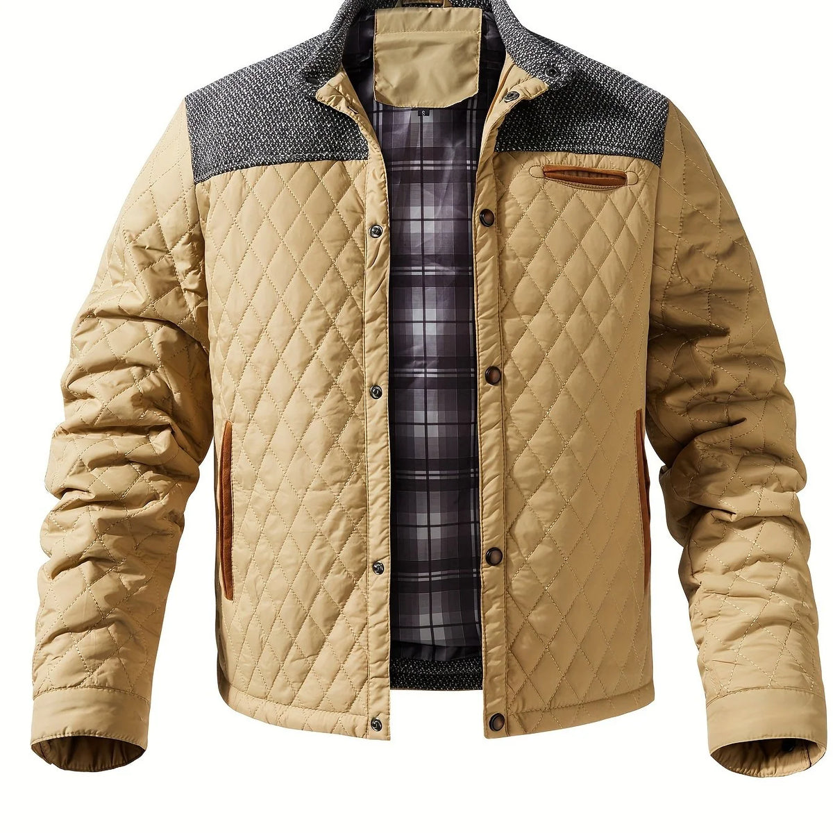 Gideon Quilted Jacket | Lightweight Insulation, Stand-Collar Design 10